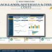 Job Costing & Estimate Spreadsheet: Project Budget product video 2