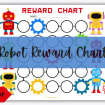 Printable Robot Reward Chart for Boys: Potty Training, Behavior ...