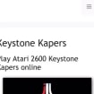STL file Keystone Kapers  Atari Inspired Bookmark with QR code