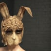 Creepy Scary Cult Hessian Burlap Rabbit Mask - Adult Halloween, Wicker ...