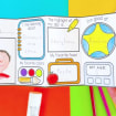 All About Me Back to School Foldable Pencil Craft Activity for First ...
