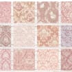 Blush Pink Rococo Seamless Digital Patterns | Vintage Ornate Floral ...
