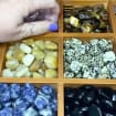 1oz Bags of SMALL Tumbled Crystals / Authentic Tumbled Stones / Amethyst /  Agate / Tiger's Eye / Sodalite / Aventurine / Rose Quartz 