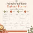 Bakery Order Form & Cake Order Form Template product video 1