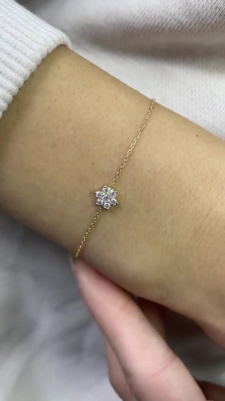 Braccialetto Con Margherite In Acciaio Inox – Gioiello Delicato Per Donne E Ragazze – Regalo Per Compleanno, Anniversario