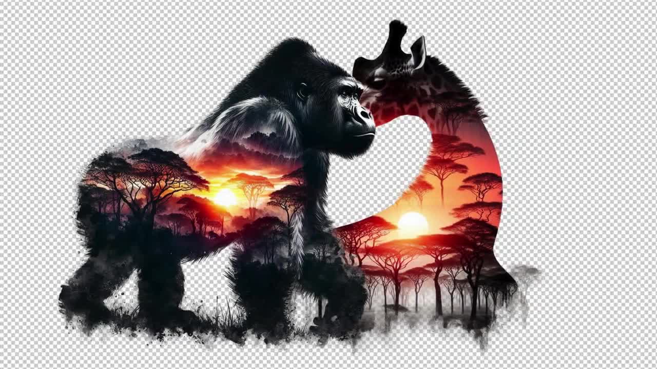 African Wildlife PNG Clipart: 25 PNG transparent background, Animal Images (Digital Download) video poster