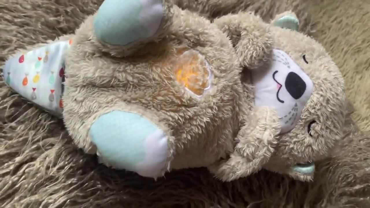 Giocattolo lontra che respira Lontra addormentata Peluche Peluche