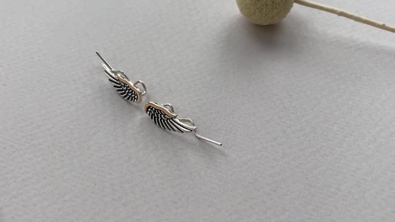 Orecchini Pendenti Ali D’angelo Oro Arteon 50946-000 - Foto 8