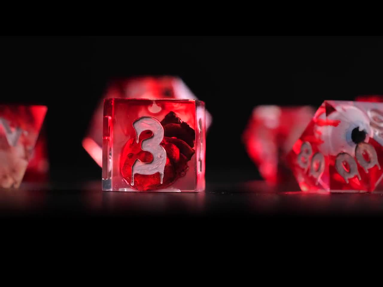 UDIXI Juego De 7 Dados Poliédricos Con Calavera – D&D, RPG Y Juegos De Mesa, Temática Halloween