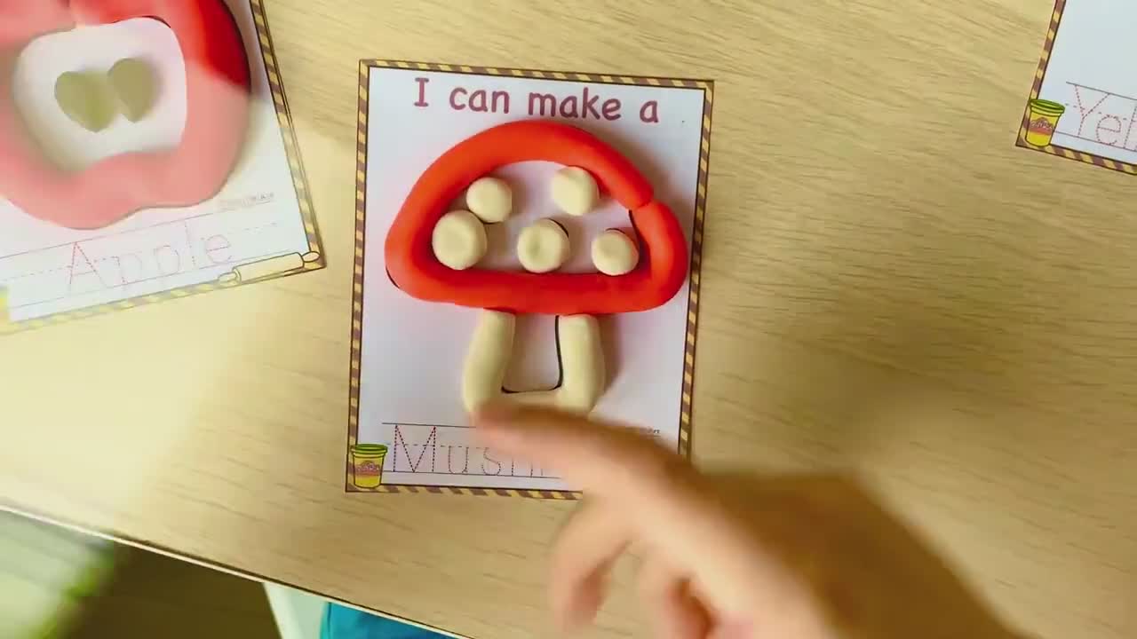 Printable Play Dough Mats Montessori Spring Printables Play Doh