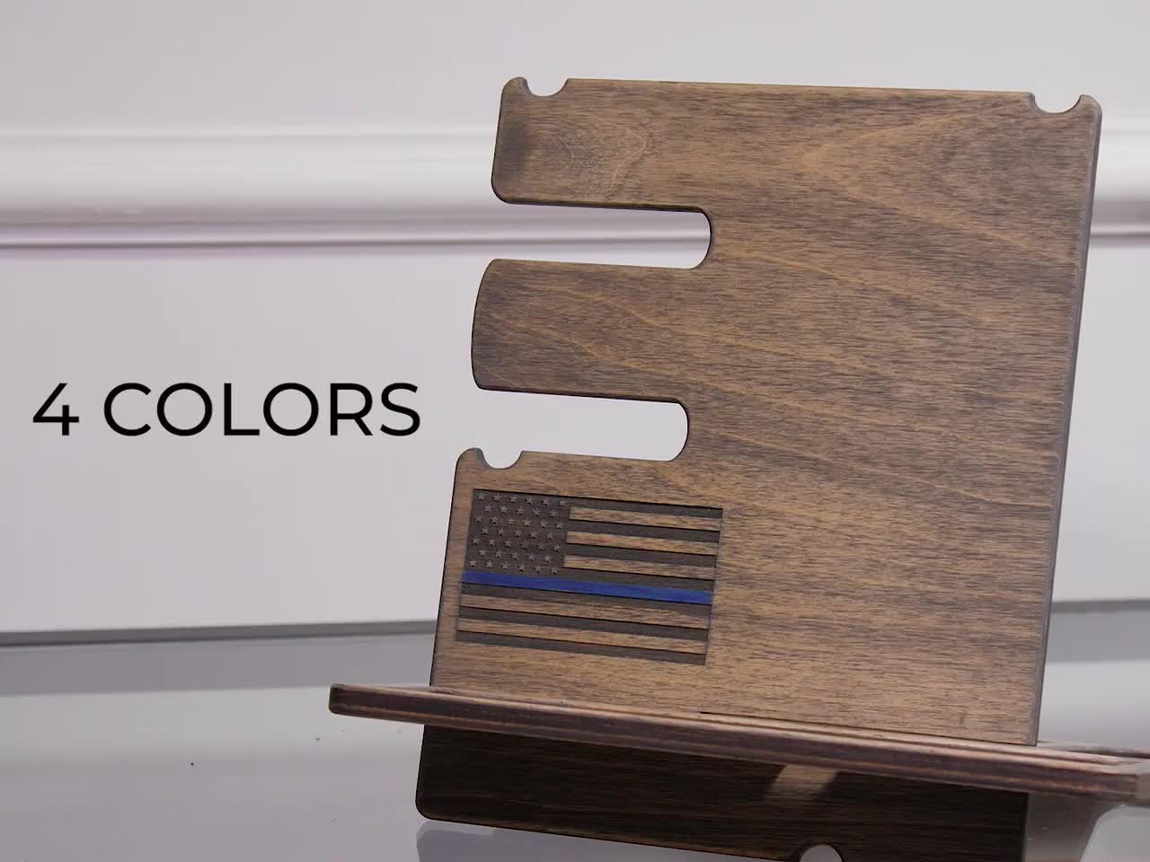  Gooin Global Regalos personalizados con foto personalizada para  hombres que lo tienen todo. Organizadores de escritorio de madera de lujo  hechos a mano, regalo para papá, abuelo, tío, aniversario, : Ropa