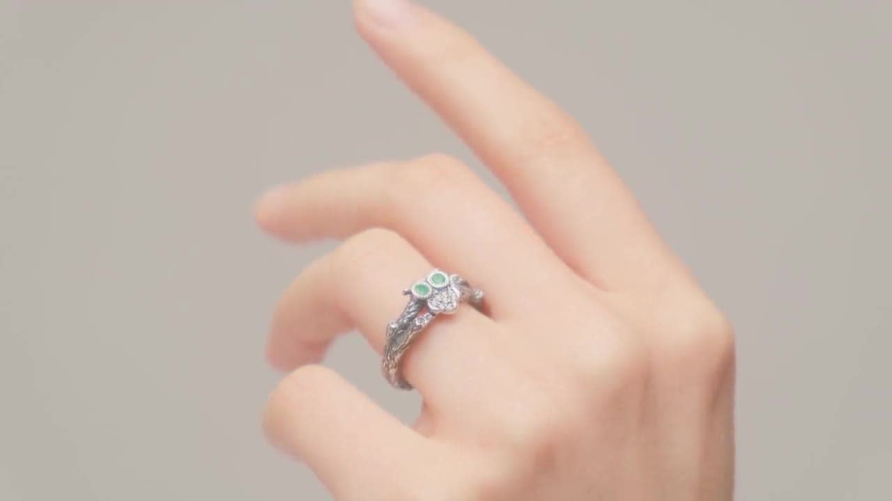 Anillo de diamantes para mujer, vintage, hermoso, boda, compromiso, plata,  anillos geniales para mujer (@-Silver, 5)