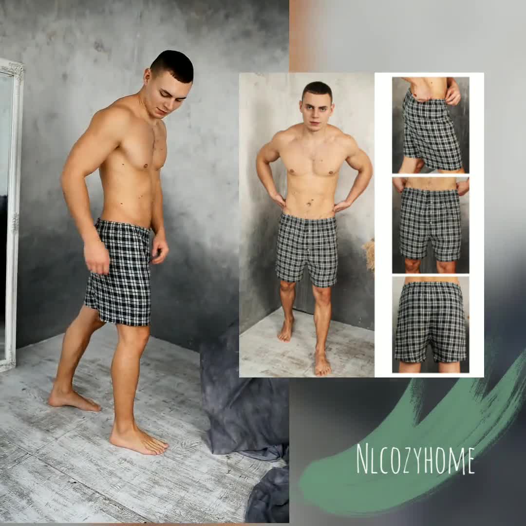 NOAH Linen Underwear, Panties for Men, Sleep Shorts, Boxer Briefs 