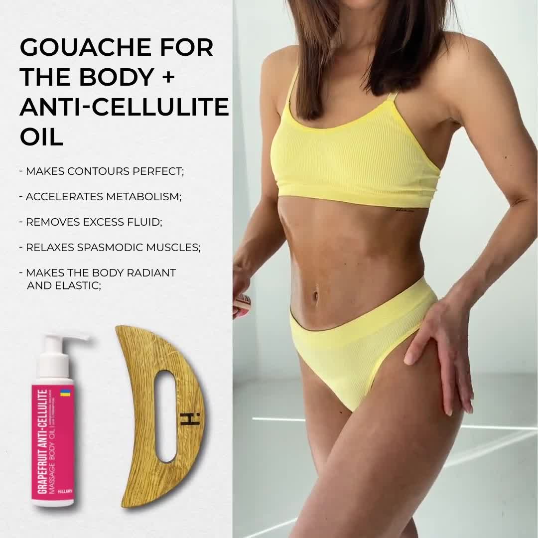 Gouache Massage Set for the Body, Anti-cellulite Body Kit, Massage Set, Body  Set, Body Oil Gouache Scraper,gou Ache Aromatherapy Kit Tools -   Australia