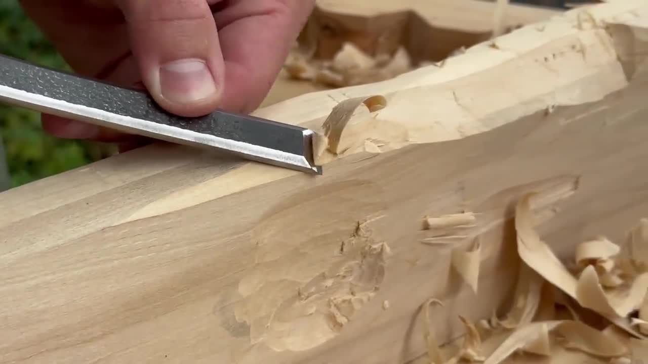 Juego de herramientas de cincel de mano para tallar madera, 12 piezas,  gubias profesionales con caja