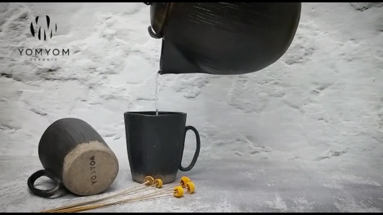 Handmade Ceramic Tea Set with Teapot and Cups by YomYomceramic