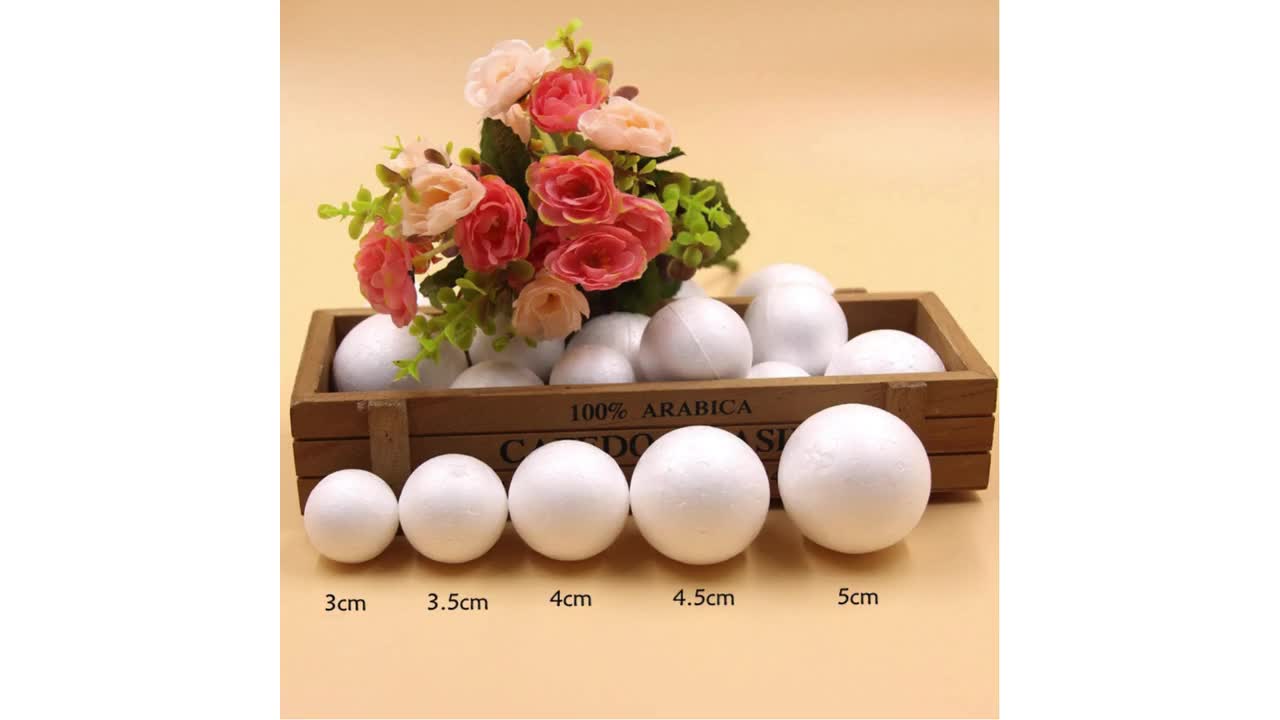 Palline Polistirolo 3cm - 60 Pezzi Per Fai Da Te | Decorazioni, Artigianato E Progetti Scolastici - Foto 5