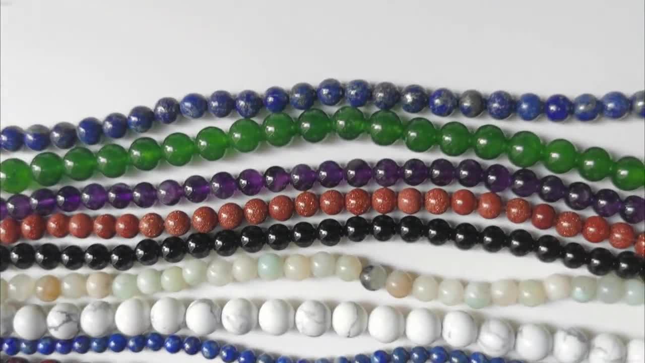Gemstone Agate Real Natural Marble Beads For Bracelets at Rs 300