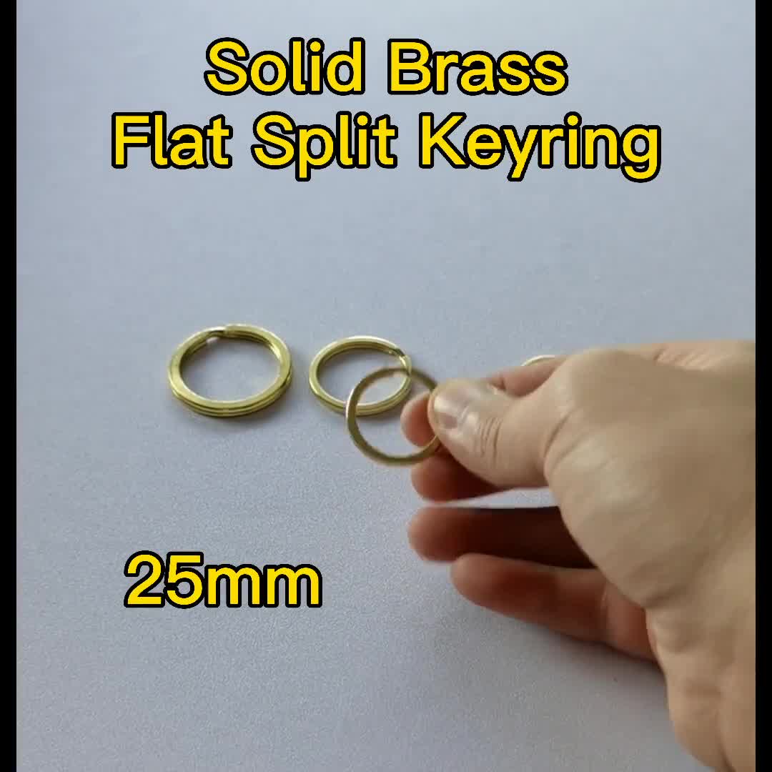 20 Anelli Portachiavi Fai Da Te - 25mm Per Chiavi Auto E Casa - Set Completo Con Anelli Divisi - Foto 13