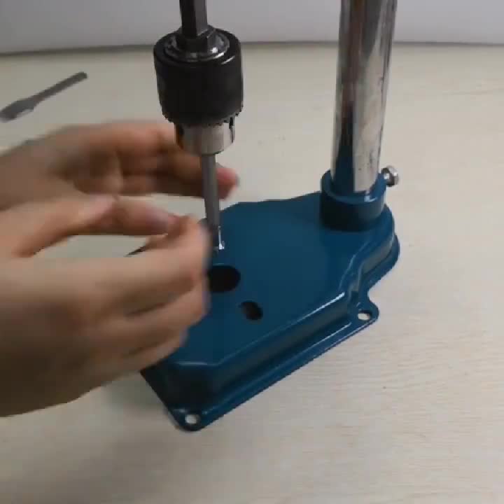 WANLECY Leather Punching Machine, Manual Hole Punching Stamping Press Puncher Punch Tool for Leather DIY Craft (More with Scale Plate+ PP Plate)
