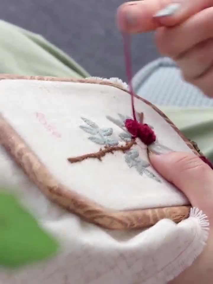 Embroidery Kit Beginner, 3D Embroidery Flower