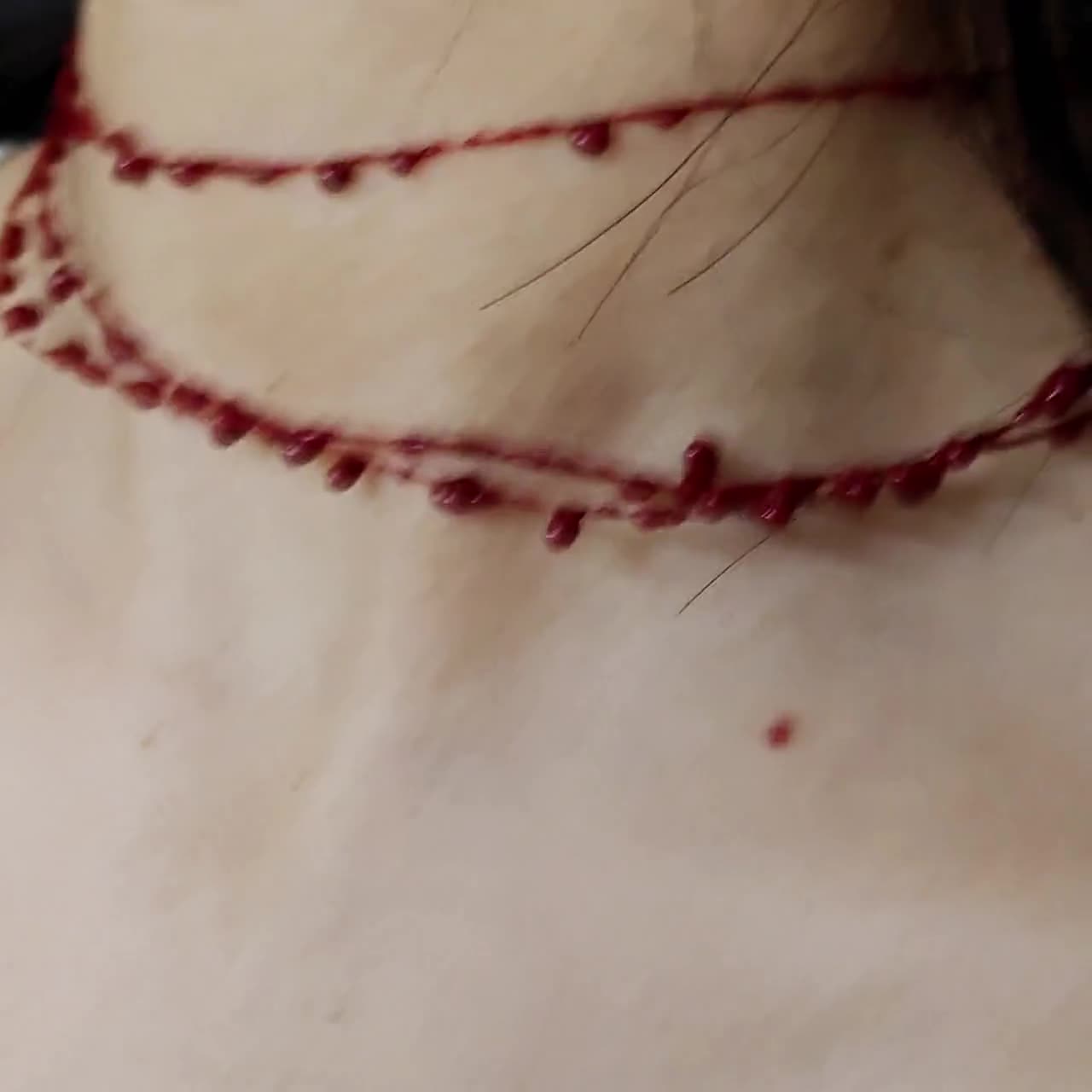 3 Collares De Gota De Sangre Para Halloween – Ajustables, Realistas Y Con Efecto Vampiro Para Disfraces