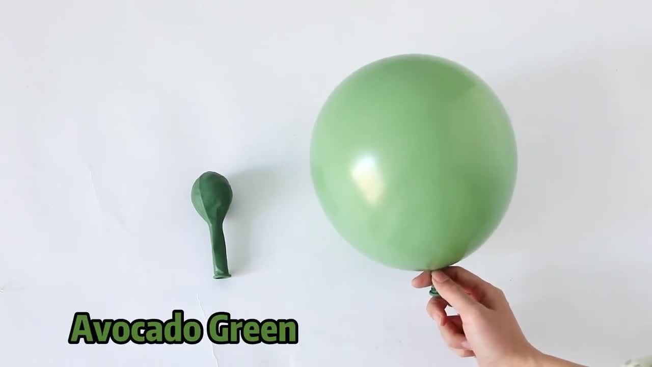 78pcs palloncini verde salvia Avocado Set di palloncini cromati in oro  bianco perla 16 18 20
