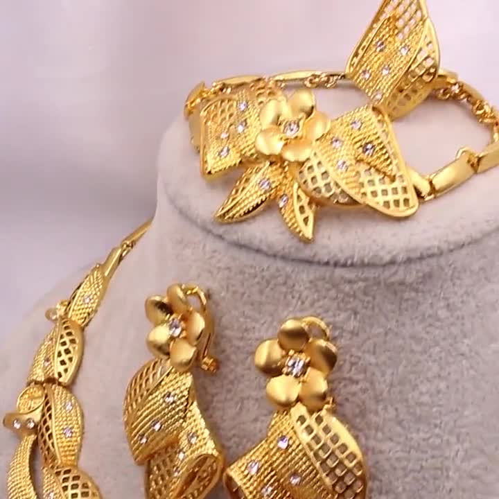  Conjuntos de joyas de lujo nigerianas de Dubai para