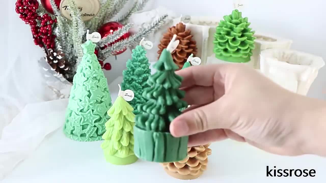 Gloryit Lot De 2 Moules à Chocolat De Noël , Moule à Chocolat En