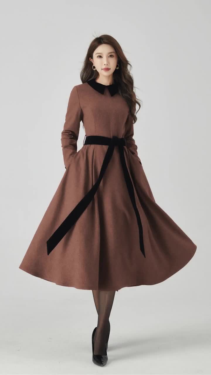 brown felt dress Rick Owens FAUN brown double layered mesh dress with felt and leather panels spring 2015