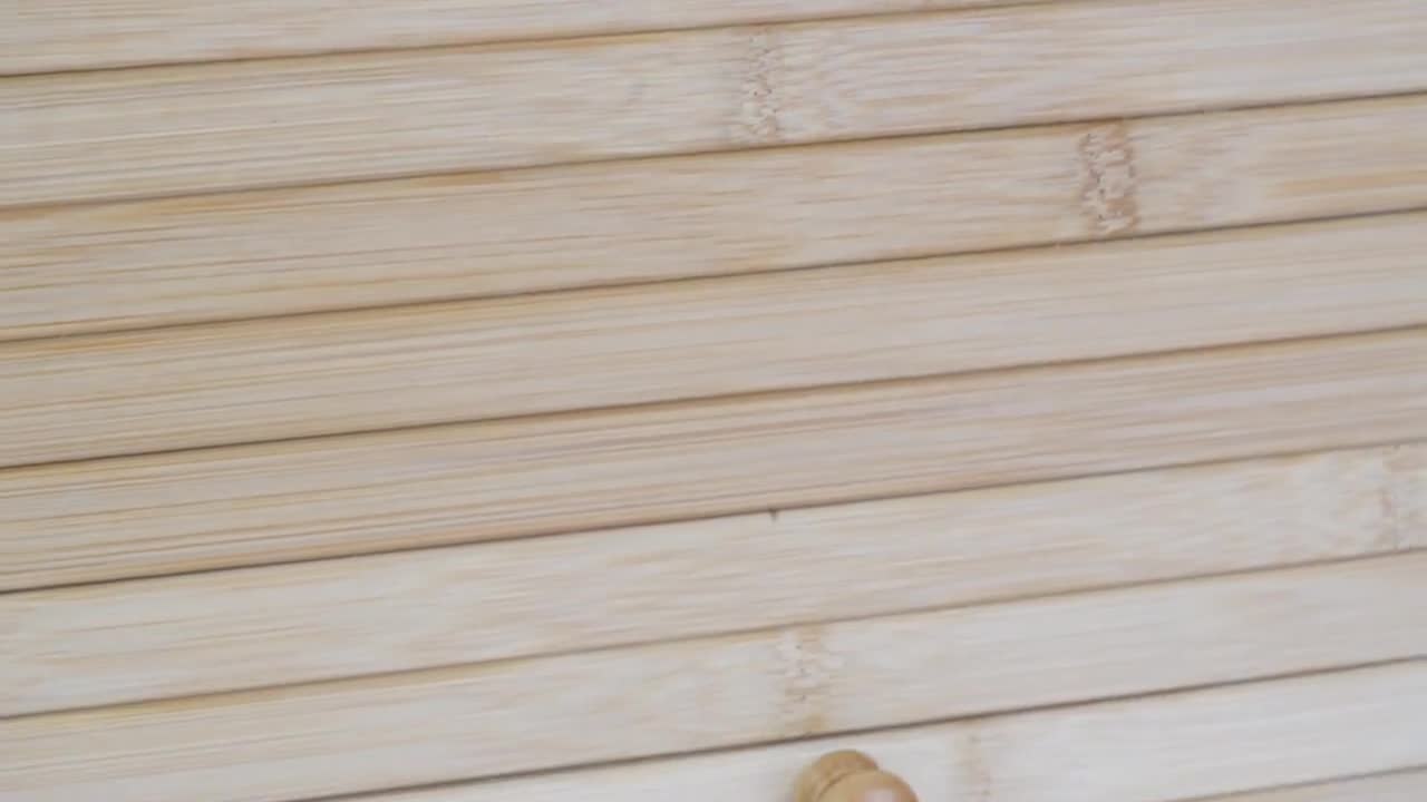 Golden Nature Panera de bambú para encimera de cocina, grande de madera con  tapa enrollable, contenedor de almacenamiento vintage para bagels, – Yaxa  Colombia