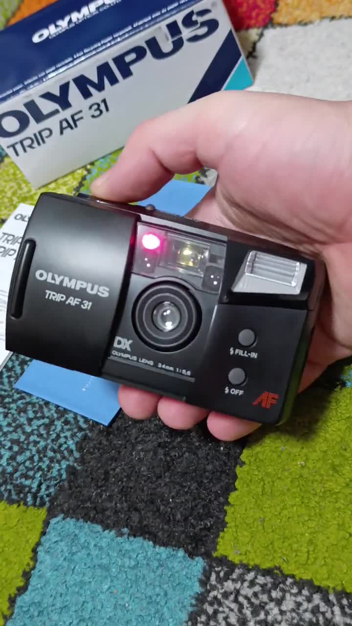 OLYMPUS Trip AF 31 Compact Film Camera - Never Used - Japan