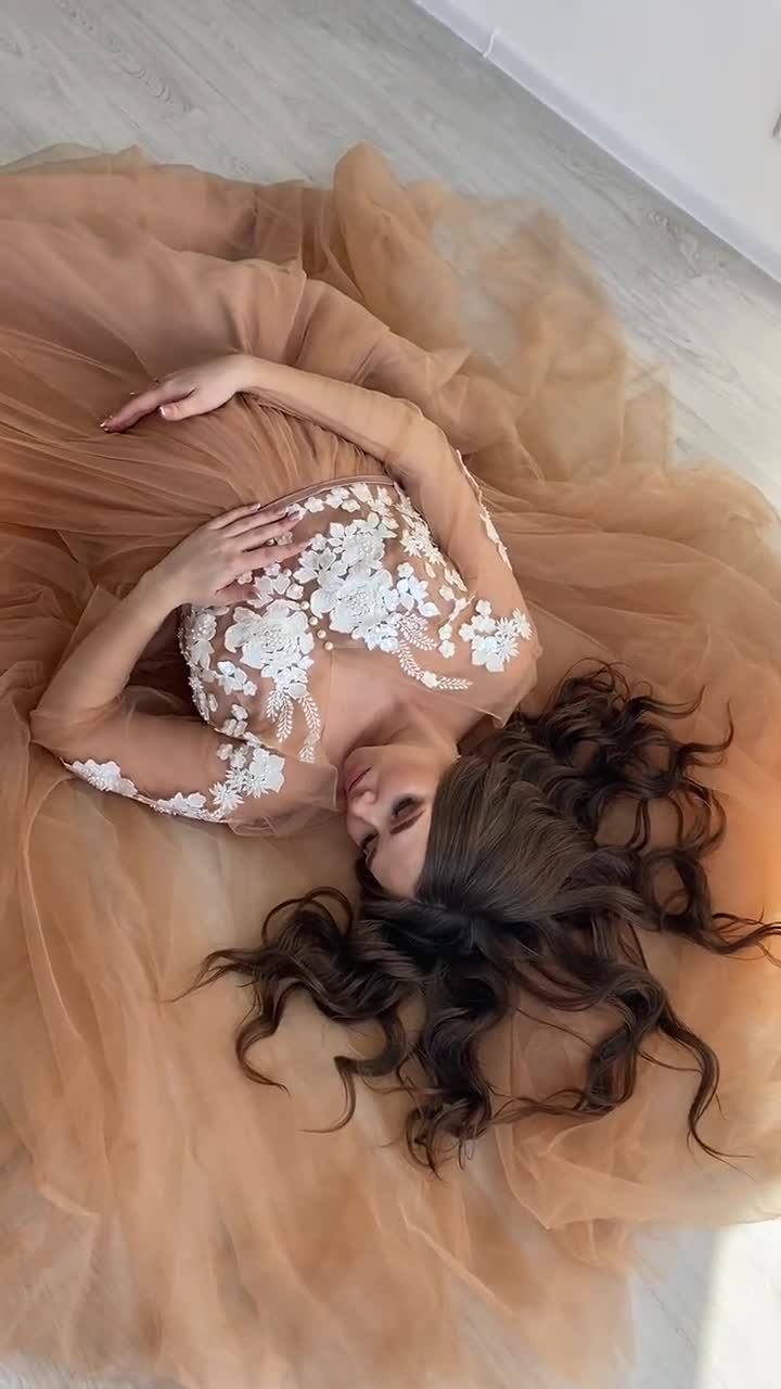 Nude Baby Shower Dress, Beige Maternity Dress For Photo Shoot, Tulle Maternity Wedding Dress, Pregnancy Dress, Maternity Lace Dress Nude Baby Shower Dress, Beige Maternity Dress For Photo Shoot, Tulle Maternity Wedding Dress, Pregnancy Dress, Maternity Lace Dress