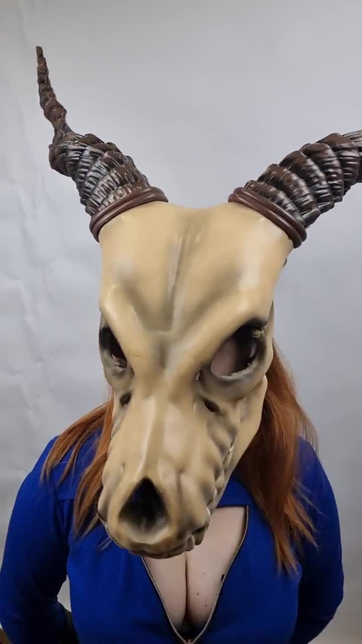 Elias Ainsworth Mask - Ancient Magician Mask - 3d Planet Props