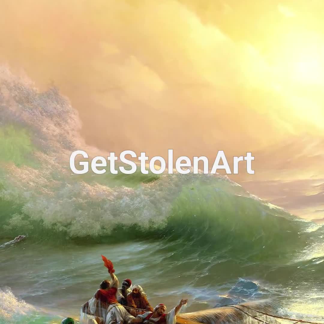 The Ninth Wave 1850 by Ivan Aivazovsky Print. - Etsy