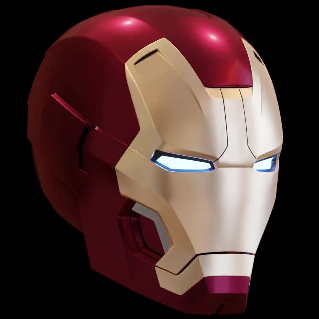 iron man 3 mk 42 helmet Iron Man Mk 42 3d Printable Model