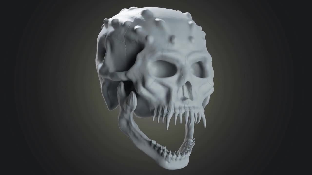 Troll Face Skull 3D printable 3D model 3D printable