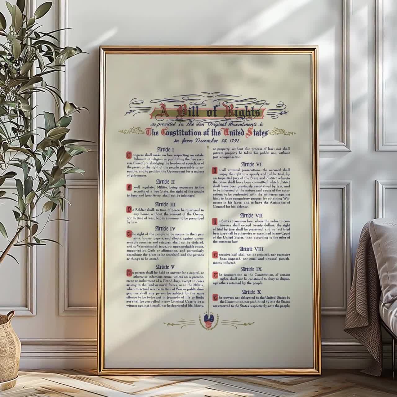 Original Bill Of Rights List