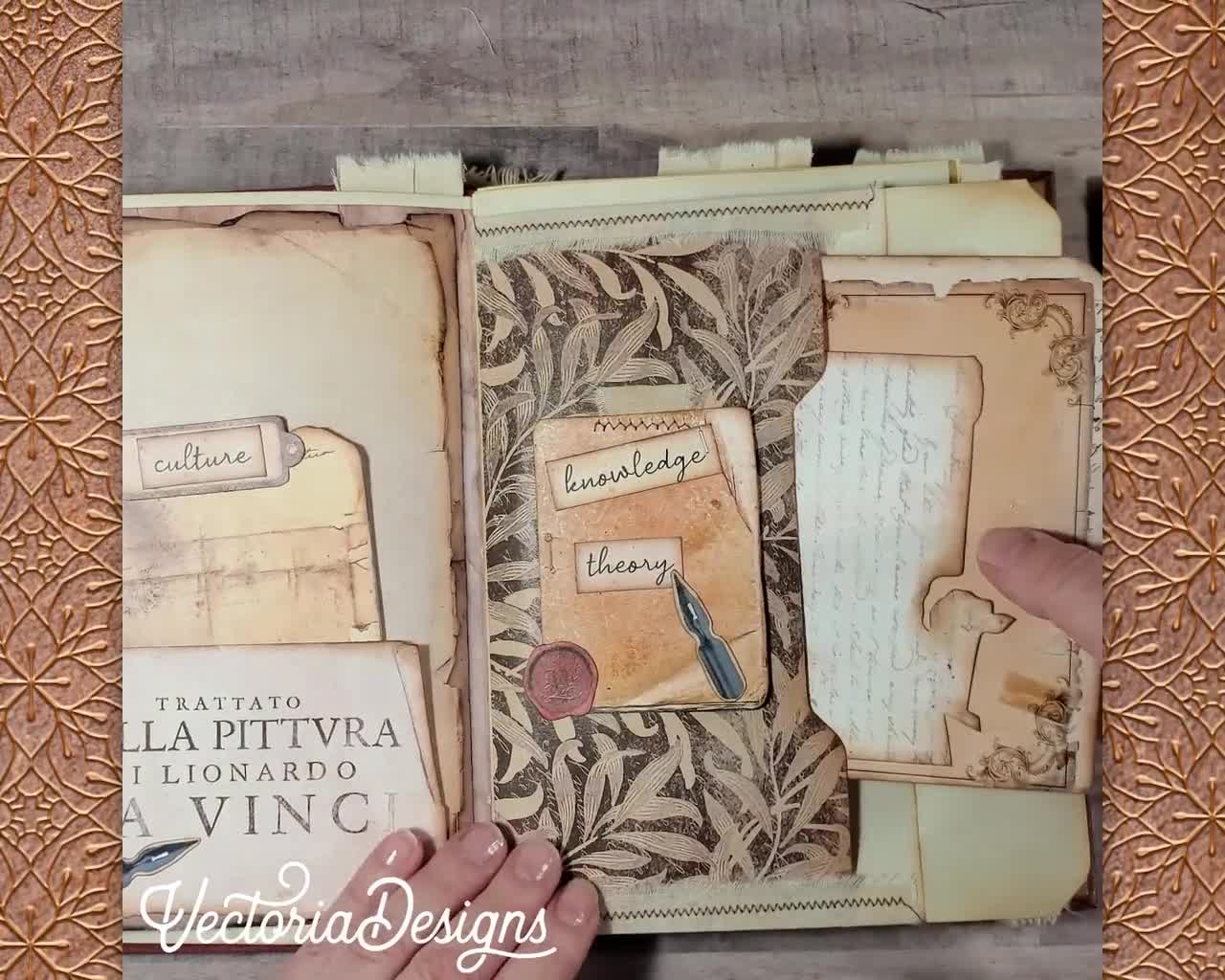 DaVinci's Sketchbook Journal Pages - EZ Journal - 7459