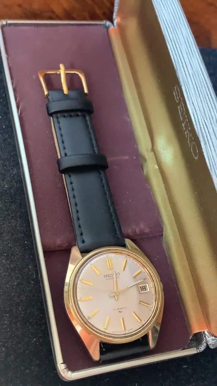 期間値下げ！Japan Vintage 　貴重品！グレコ　１９６８年製　ソリアコ Seiko vintage NOS (new old stock) - YouTube