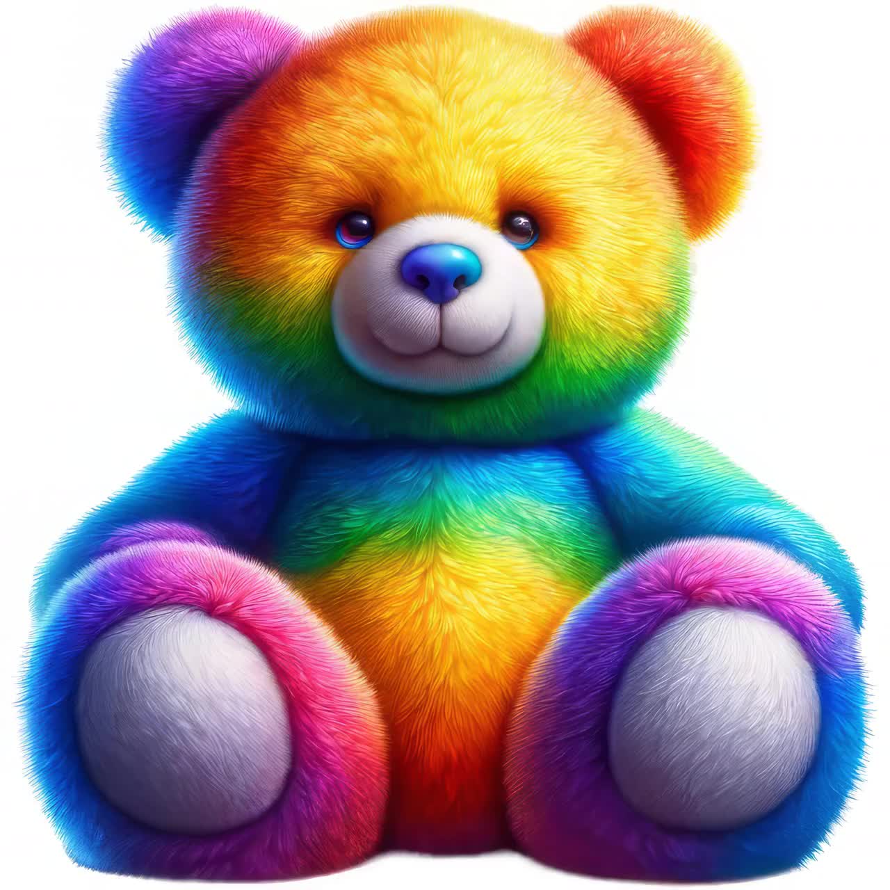 Teddy bear rainbow online