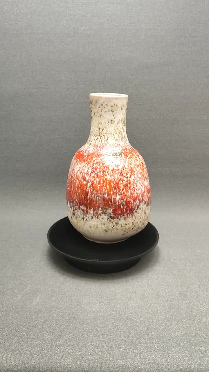 カールスルーエ マジョリカ 陶器花瓶 - ドイツ - デザイン フリード