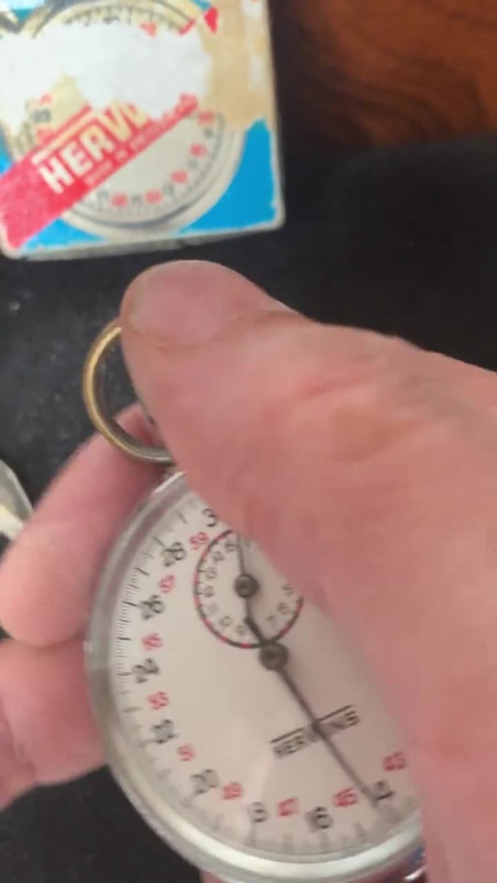 Vintage Herwins Stopwatch Swiss Made - Etsy