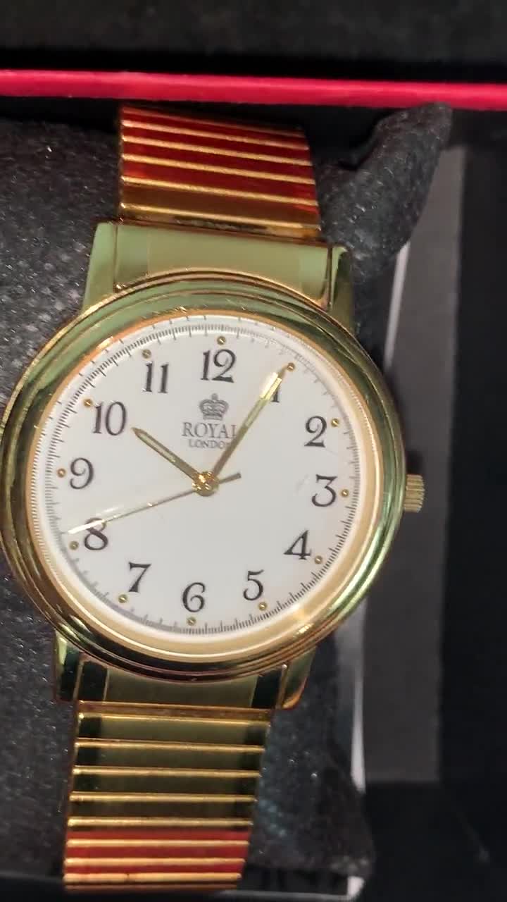 Montre Bracelet Vintage Royal Pour Femme - Sans Fermoir - Pièce D'époque