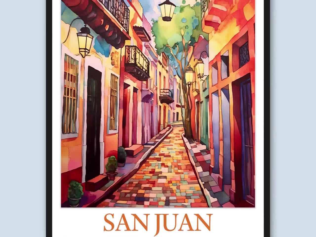 Viejo San Juan Photo Print in Old San Juan, Puerto Rico, Art newest Prints, Home Decor, Wall Art, Wall Decor, Tourism, Architecture, Travel