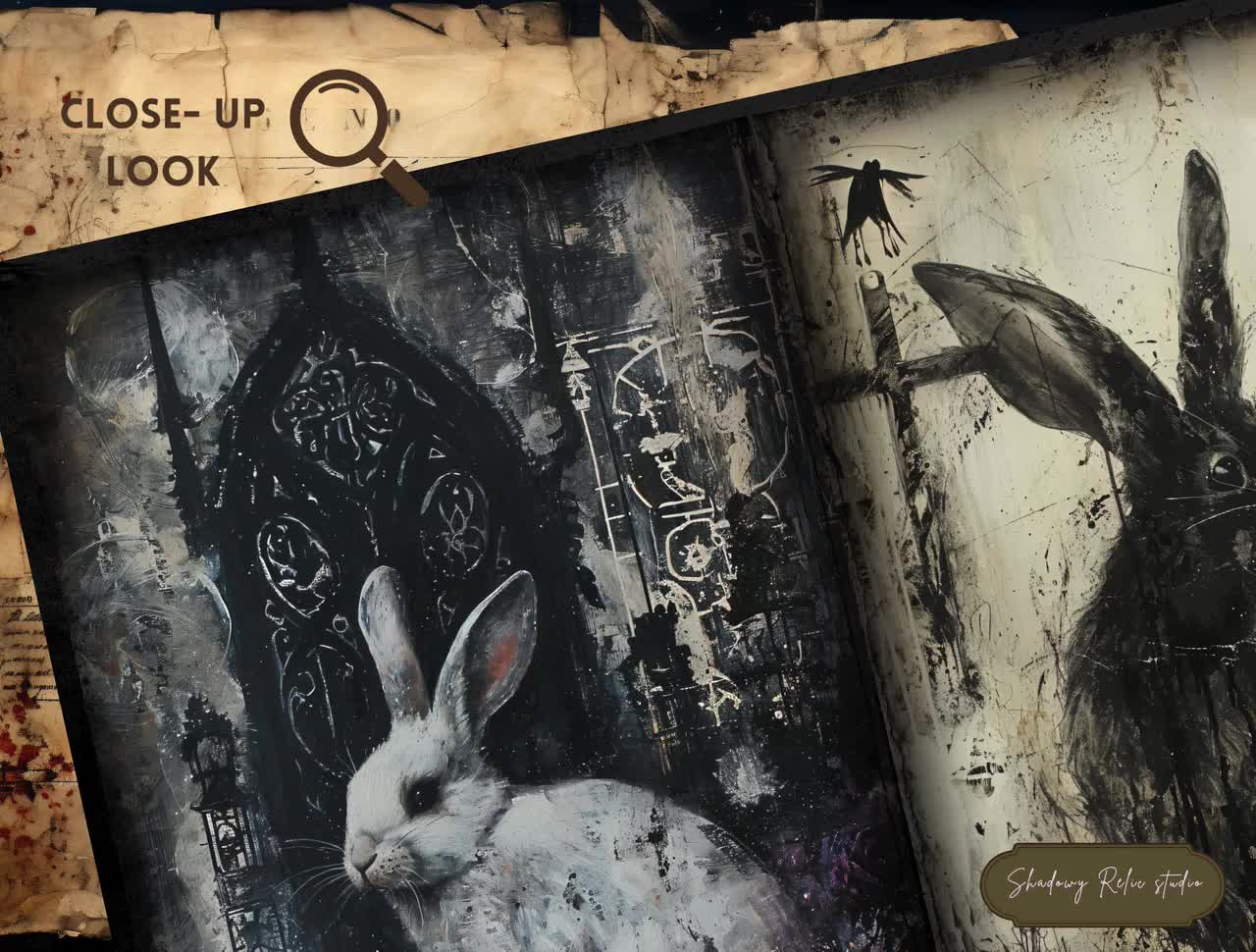 FINISHING TOUCHES & FLIP THROUGH [TATTERED BUNNY COLLAGE