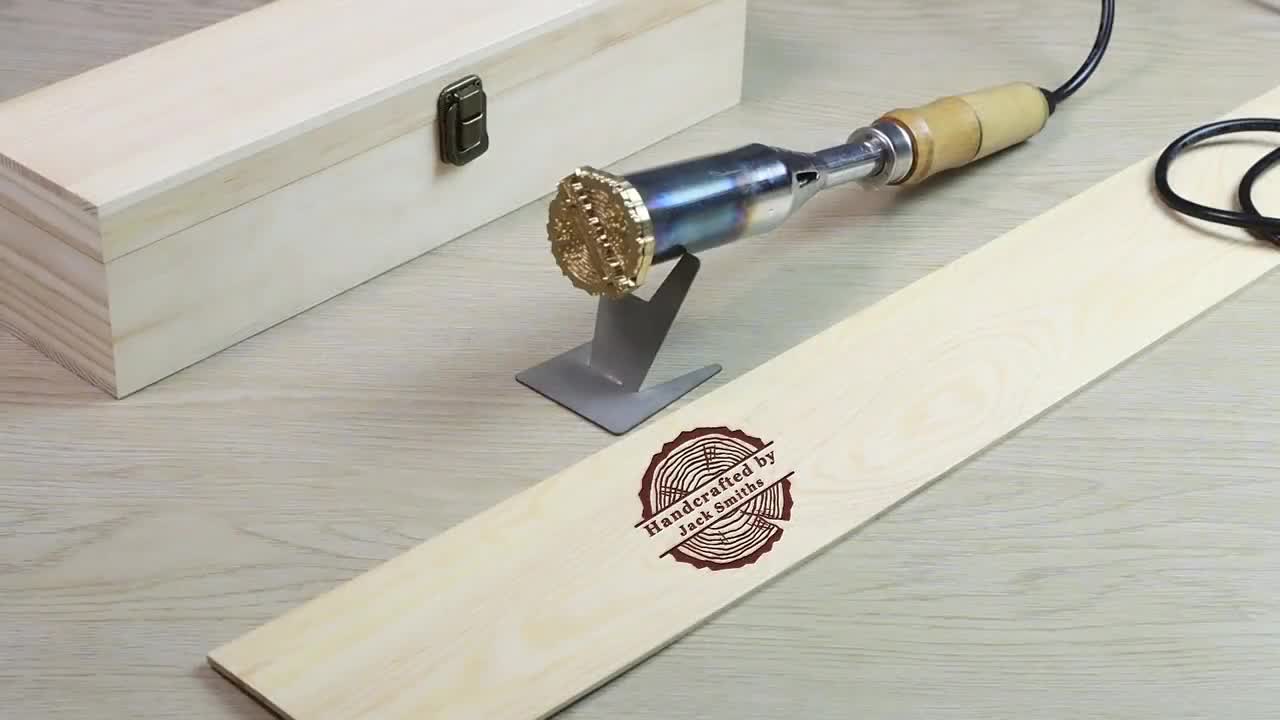 Custom Wood Branding Iron for heating with blow torch – LW CUSTOM WORKS