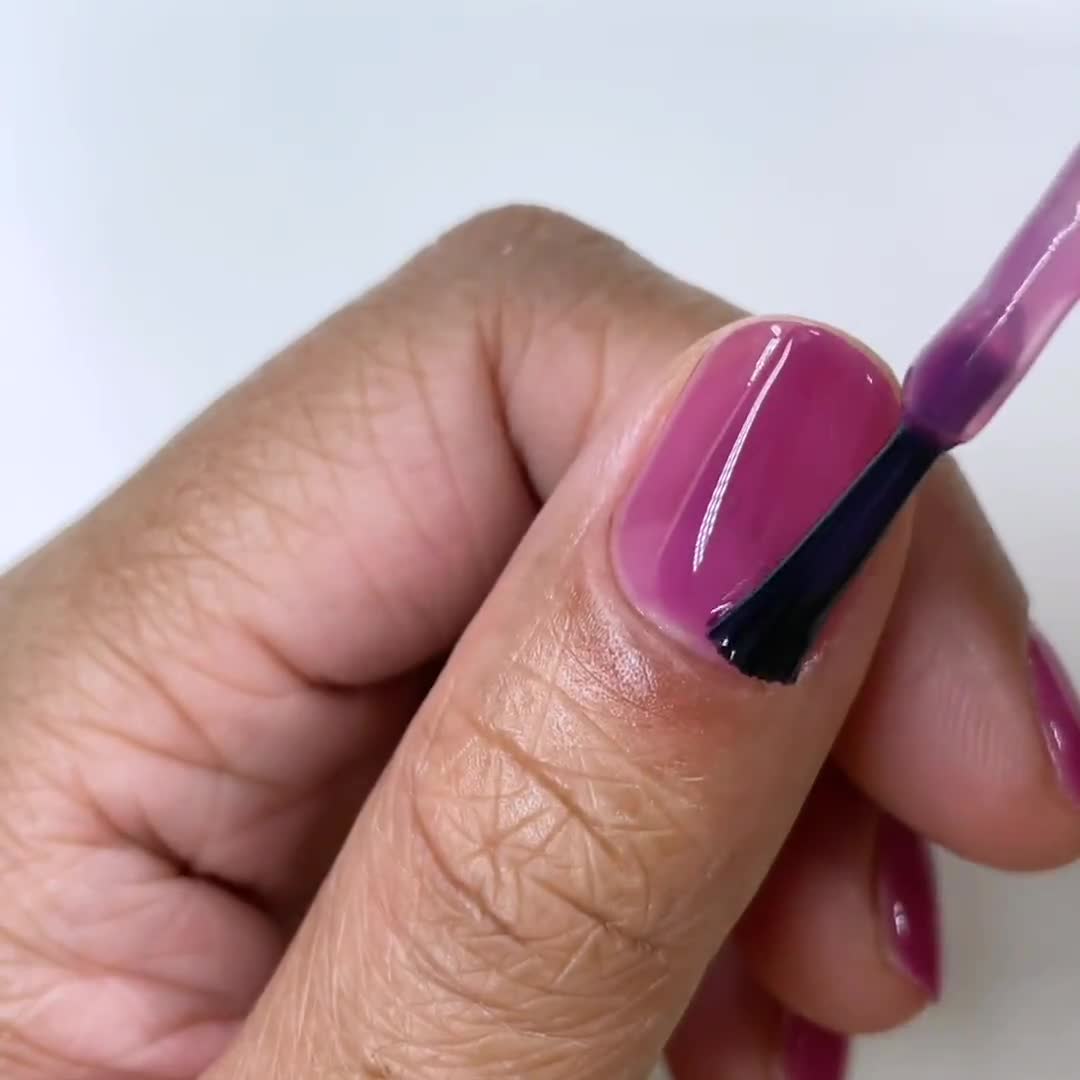 flowerista - purple plum nail polish & nail color | Uñas, Maquillaje