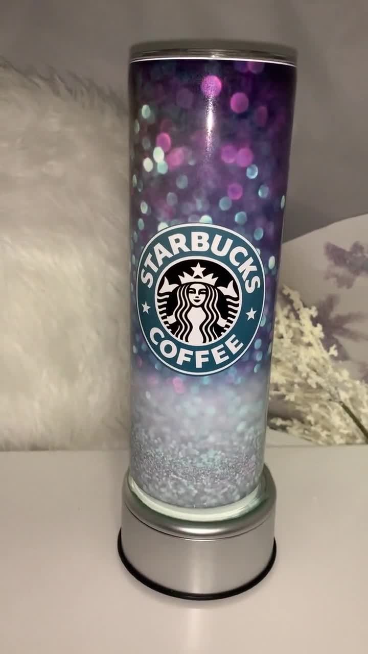 Pink & Blue Floral Starbucks Tumbler – The Blend Roaster