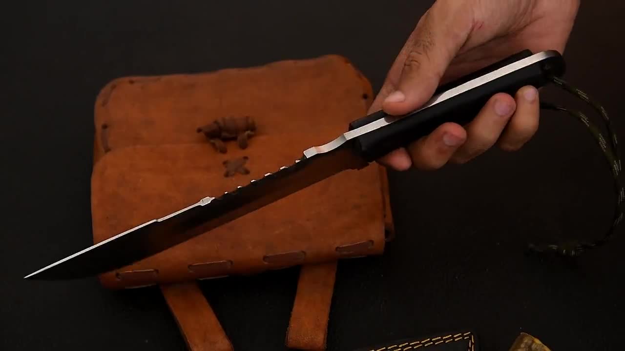 Handmade Punisher MX4 Replica Knife With Leather Sheath - Etsy
